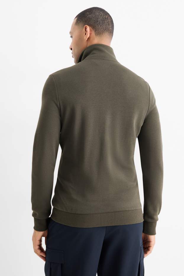 Herren - Sportjacke - dunkelgrün