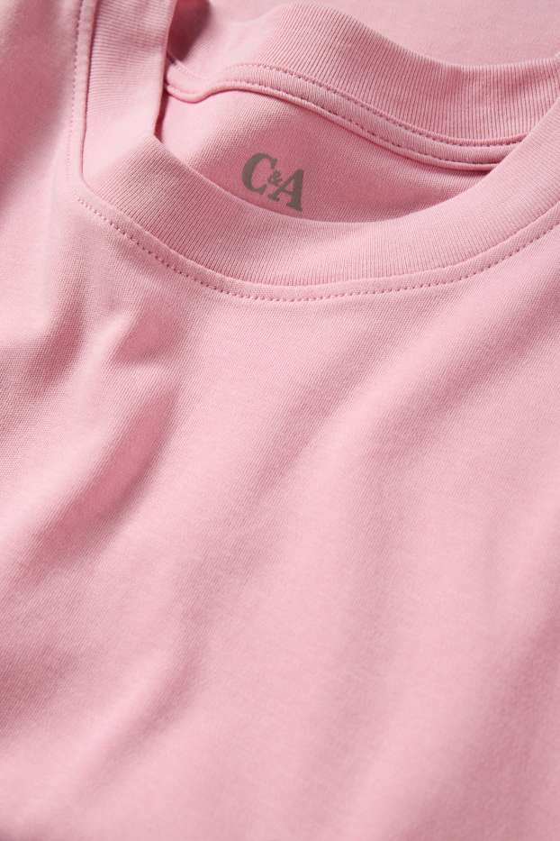 Damen - T-Shirt - Slim Fit - pink