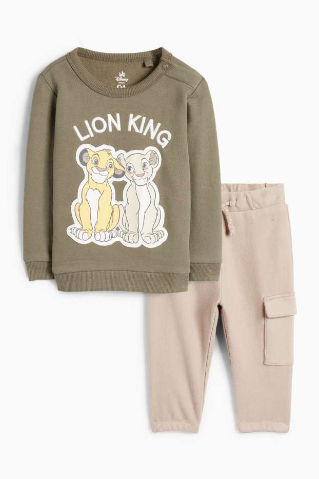 Baby Boys - The Lion King - baby outfit - 2 piece - dark green
