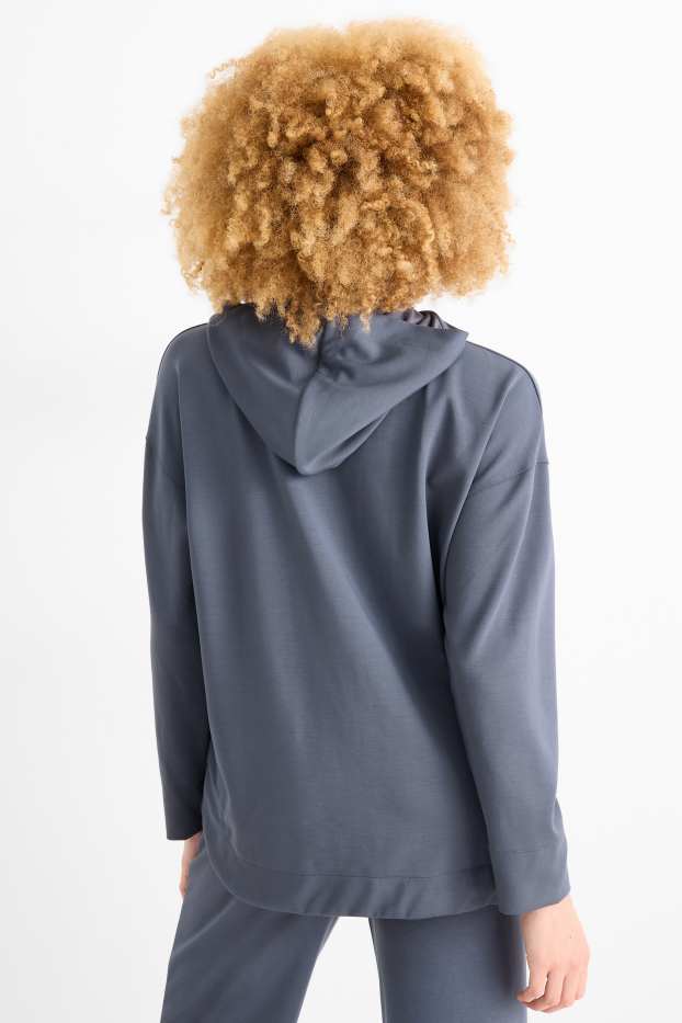 Femmes - Sweat à capuche - bleu foncé
