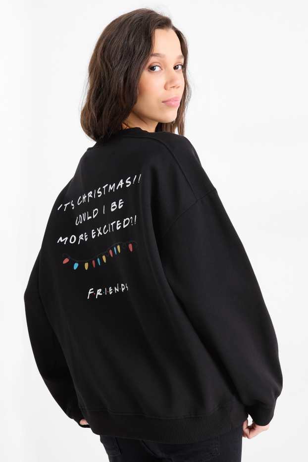 Damen - Weihnachts-Sweatshirt - Friends - schwarz