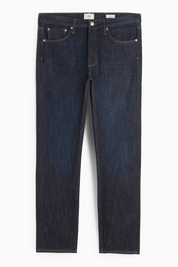 Hommes - Regular jean à boutons - jean bleu foncé