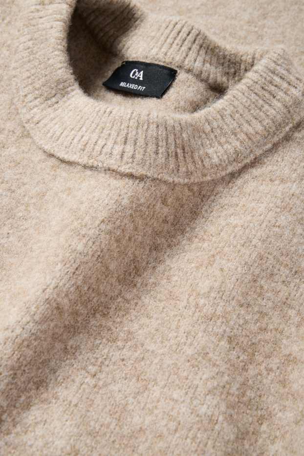 Pánské - Svetr - taupe