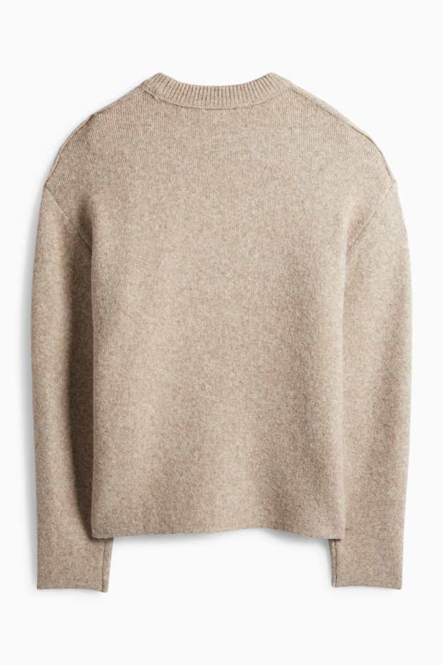 Pánské - Svetr - taupe