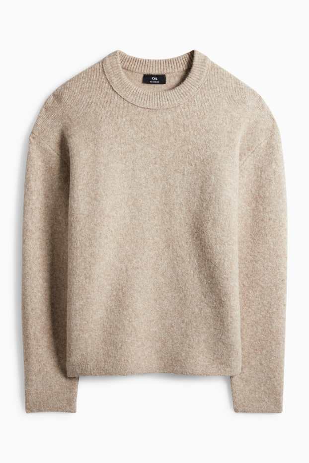 Pánské - Svetr - taupe