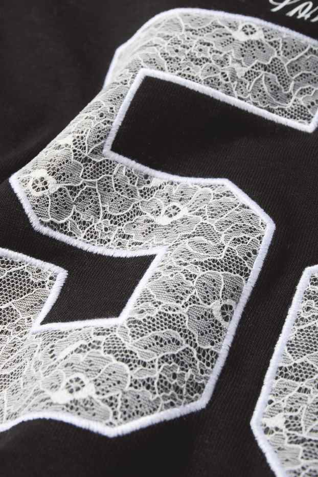 Kinder Mädchen - Los Angeles - Sweatshirt - schwarz