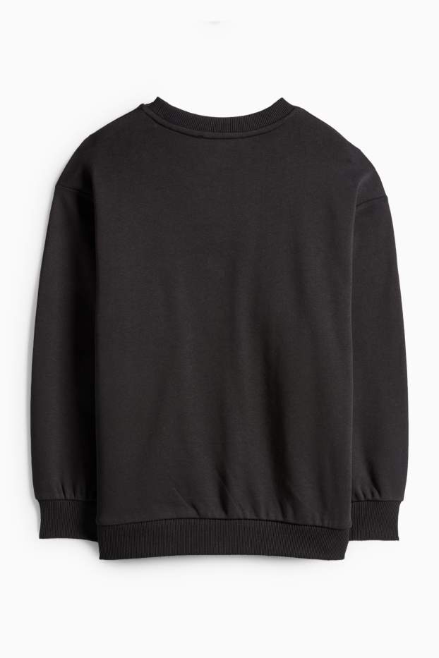 Kinder Mädchen - Los Angeles - Sweatshirt - schwarz