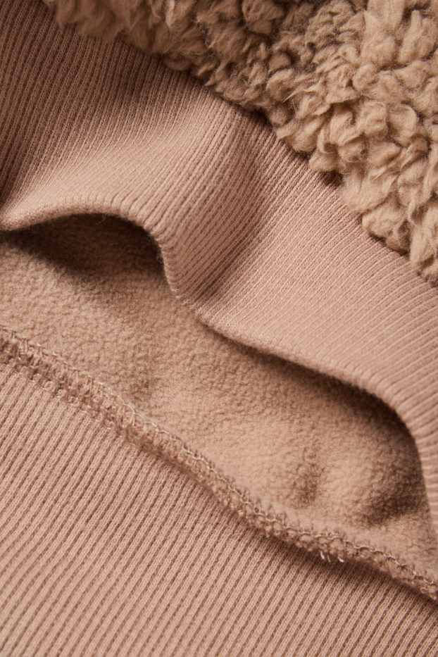 Bambini - PAW Patrol - Chase - felpa con cappuccio effetto pelo - marrone chiaro