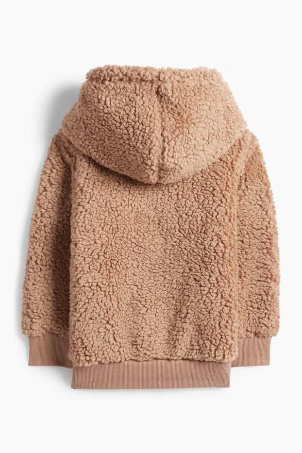 Bambini - PAW Patrol - Chase - felpa con cappuccio effetto pelo - marrone chiaro