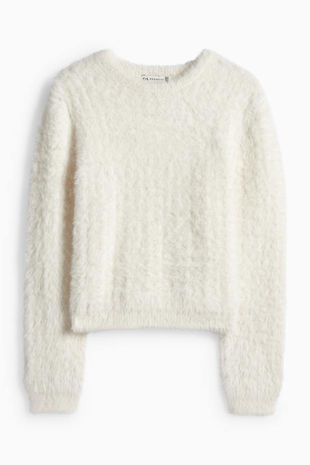 Bambine - Maglione - bianco crema