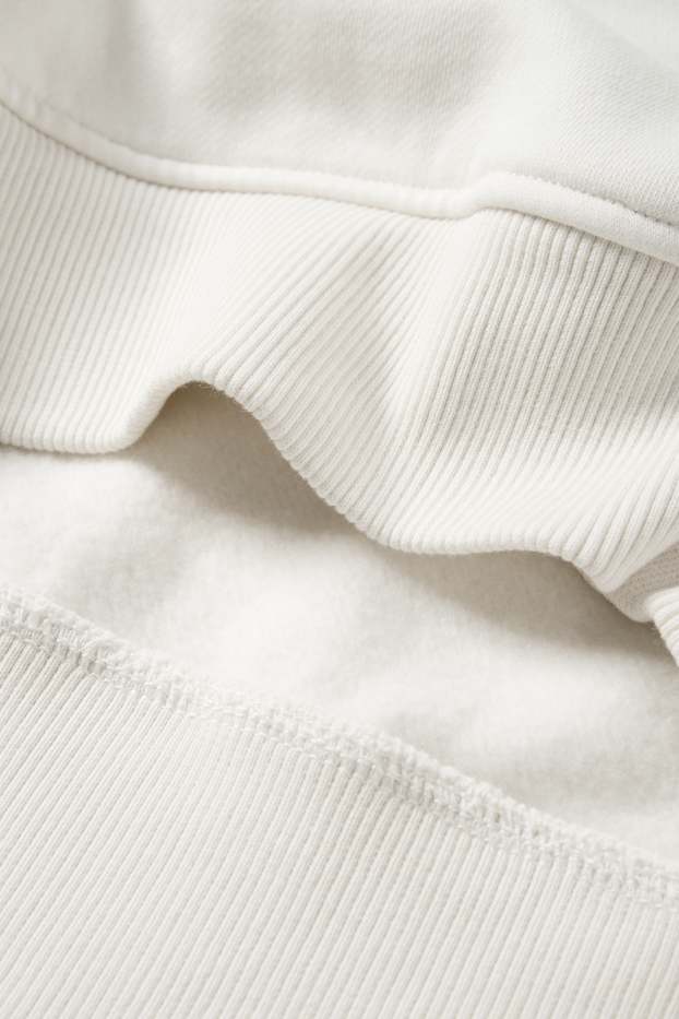 Enfants garçons - Skateur - sweat à capuche - à motif - blanc crème