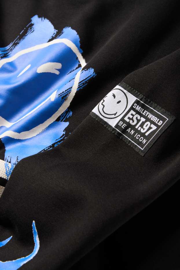 Děti - chlapci - SmileyWorld® - mikina - černá