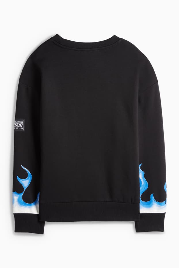 Děti - chlapci - SmileyWorld® - mikina - černá