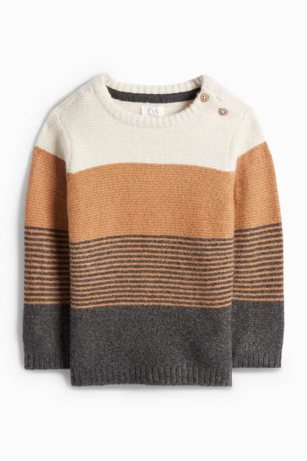 Miminka - chlapci - Outfit pro miminka - 2dílný - hnědá