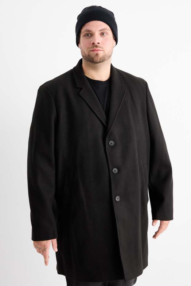 Herren - Mantel - schwarz