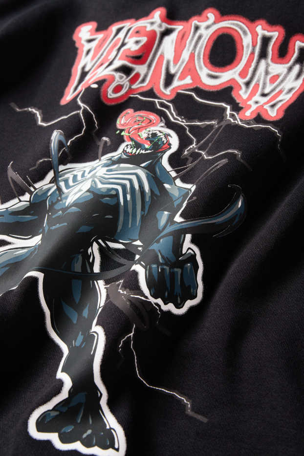 Kinderen: jongens - Venom - hoodie - zwart