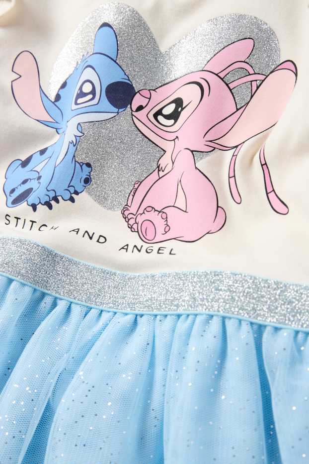 Kinder Mädchen - Lilo & Stitch - Set - Kleid und Tasche - 2 teilig - hellblau