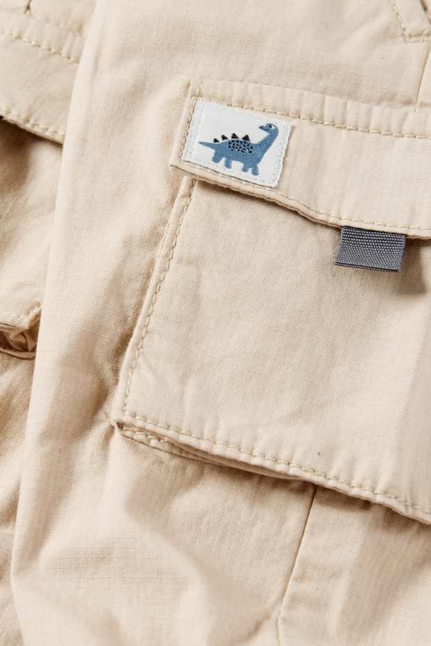 Bébés garçons - Dino - pantalon cargo bébé - beige