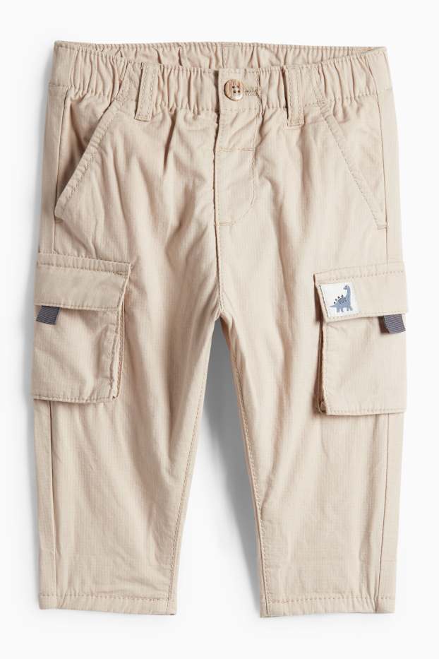 Bébés garçons - Dino - pantalon cargo bébé - beige