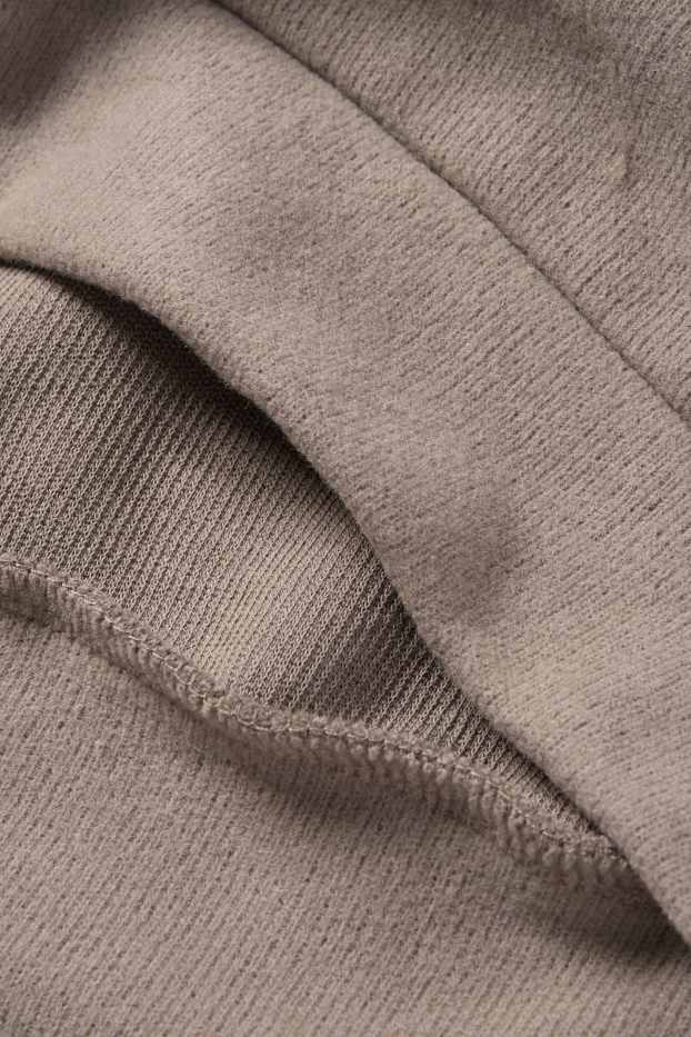 Děti - chlapci - Medvídek Teddy - vánoční mikina - taupe