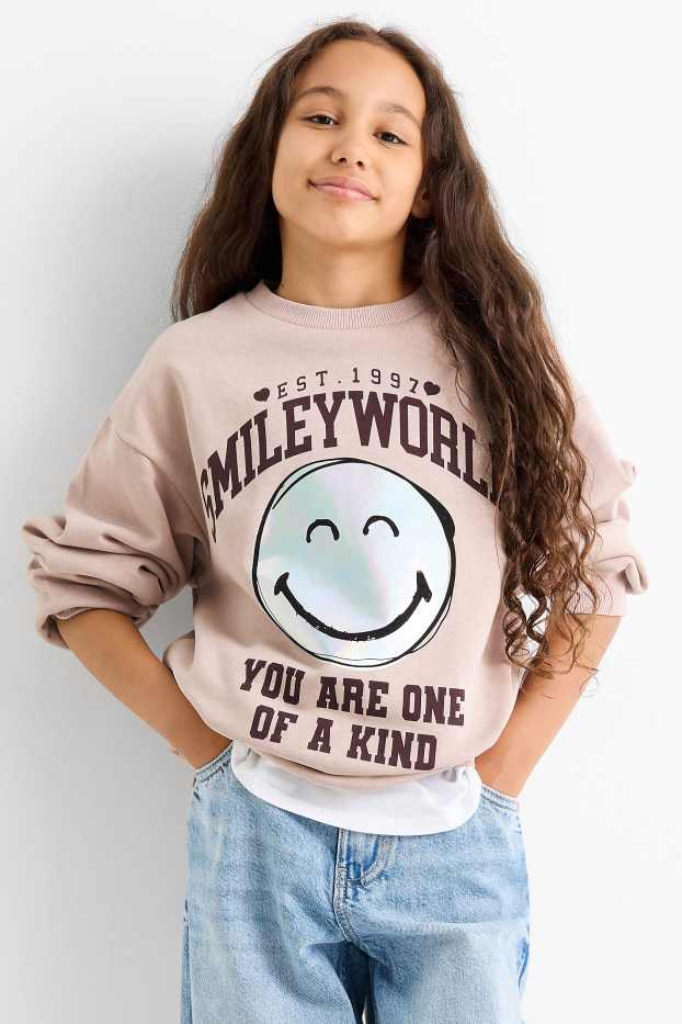 Bambine - SmileyWorld® - felpa - beige