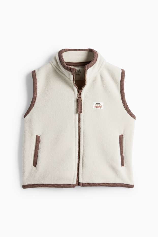 Neonati - Camper - completo per neonati - 3 pezzi - marrone / bianco crema