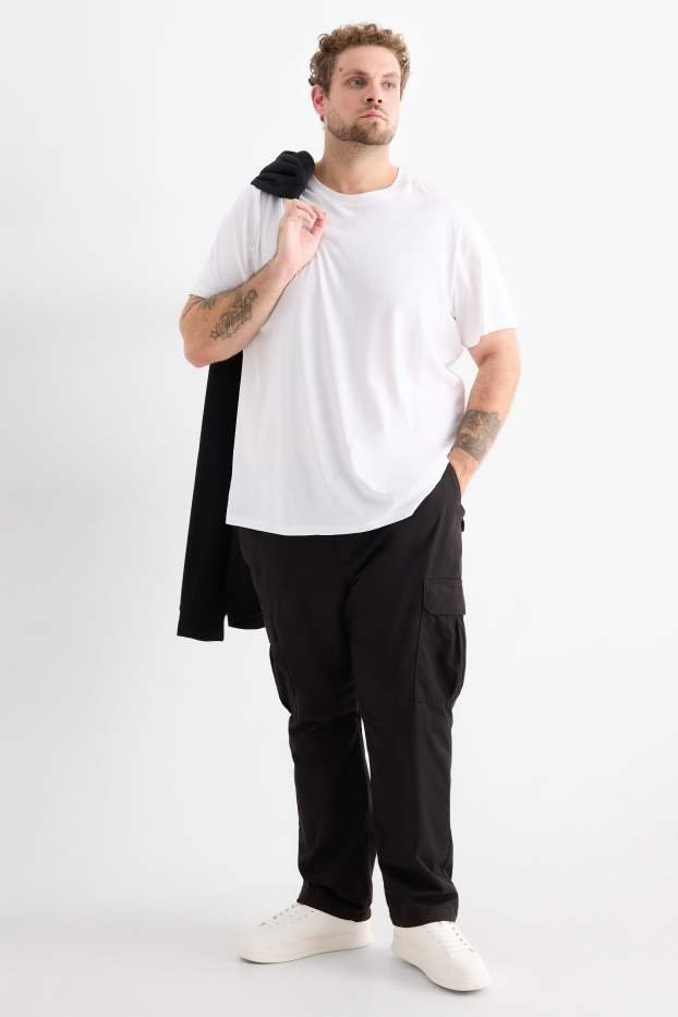 Hombre - Pantalón cargo térmico - negro