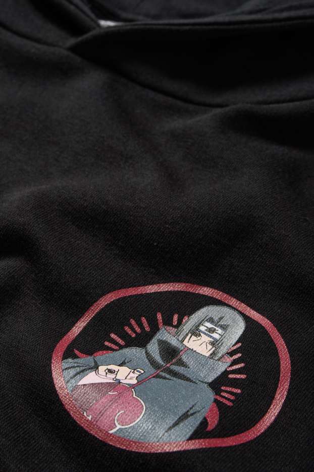 Herren - Oversized-Hoodie - Naruto - schwarz
