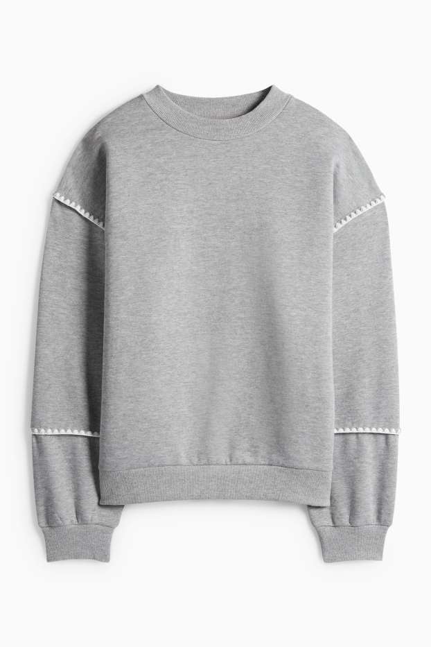 Damen - Sweatshirt - grau