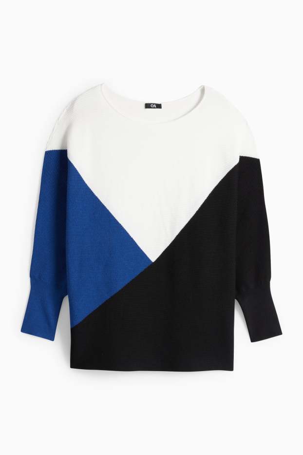 Donna - Pullover - nero / bianco