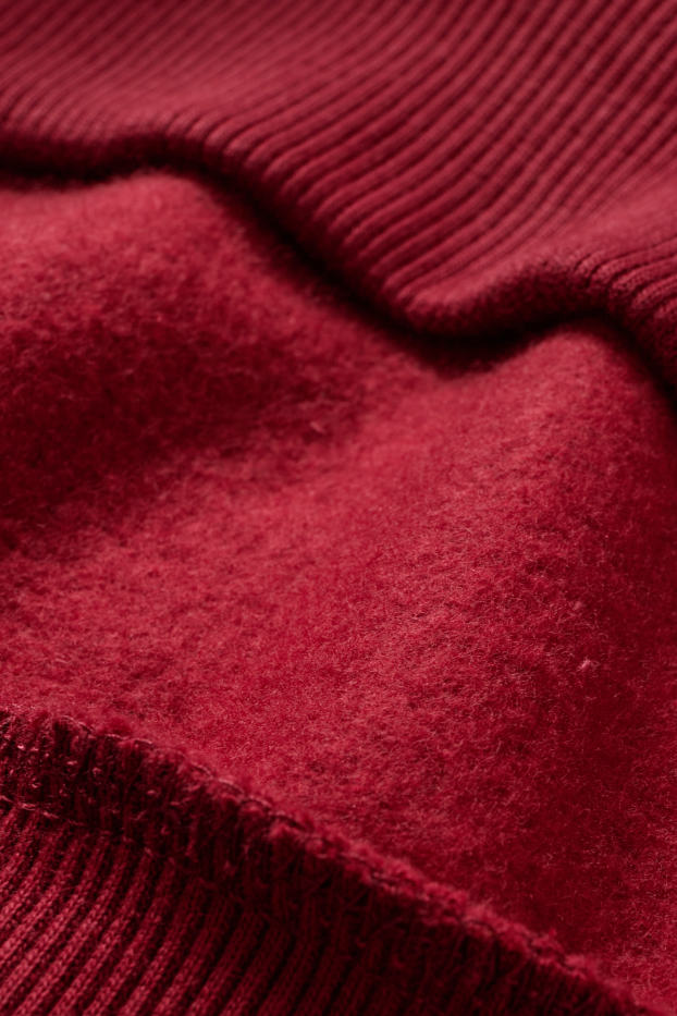 Bărbați - Hanorac supradimensionat - Naruto - roșu închis / negru