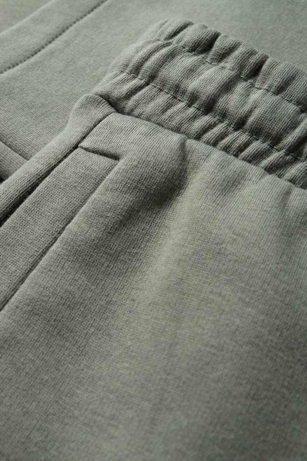 Pánské - Teplákové kalhoty - khaki