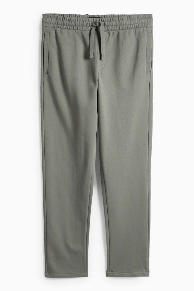 Pánské - Teplákové kalhoty - khaki