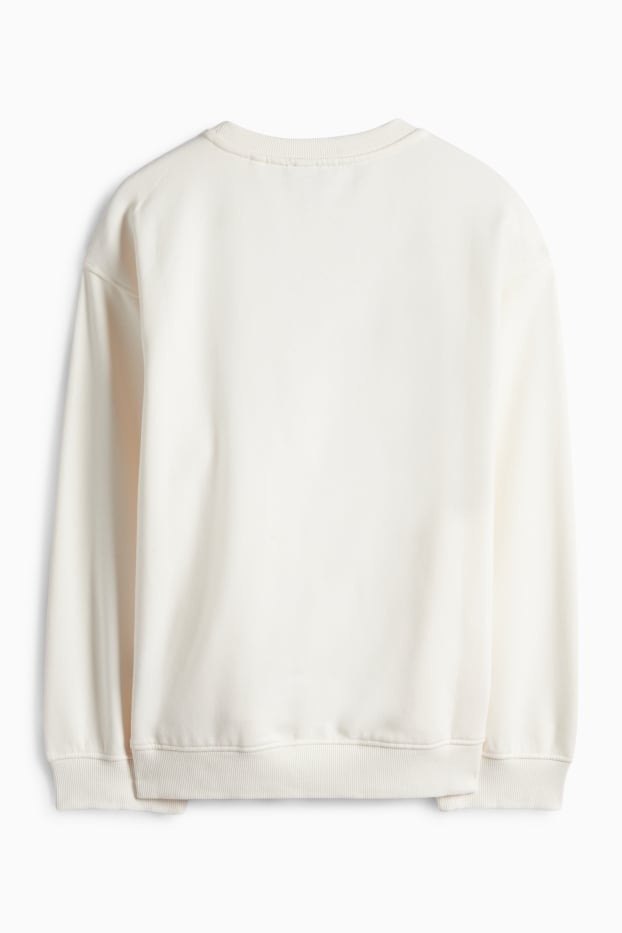 Děti - dívky - California - mikina - krémově bílá