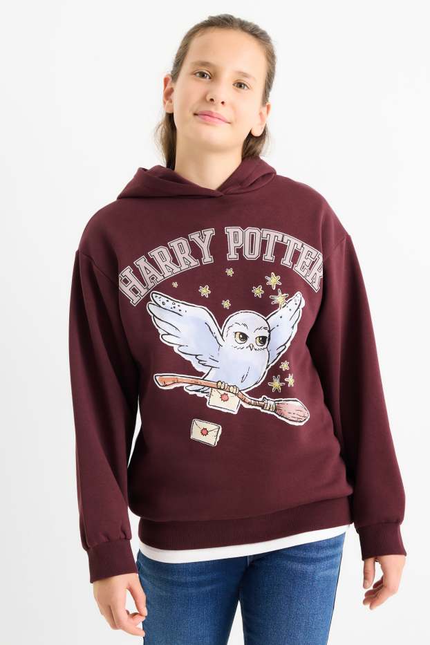 Kinderen: meisjes - Harry Potter - hoodie - bordeaux