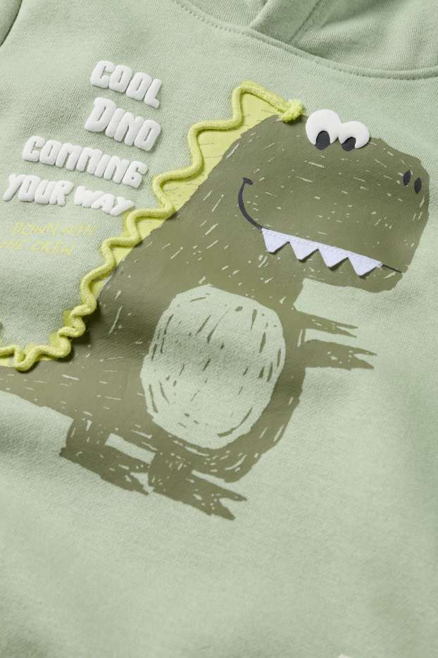 Nen - Dinosaure - dessuadora amb caputxa - verd clar