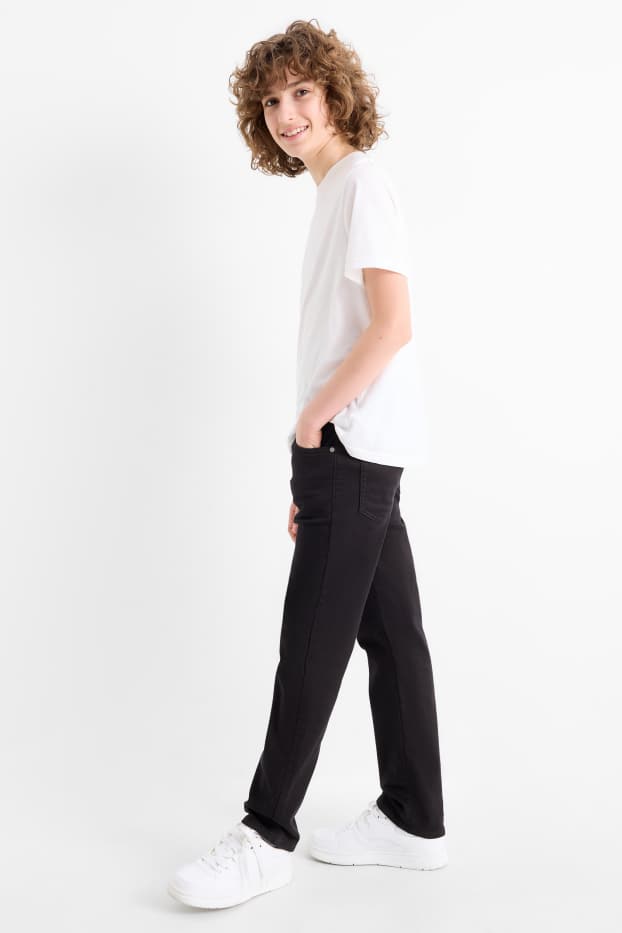 Enfants garçons - Pantalon chaud - noir