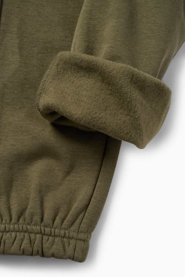 Děti - chlapci - Multipack 3 ks - monster truck - teplákové kalhoty - tmavozelená