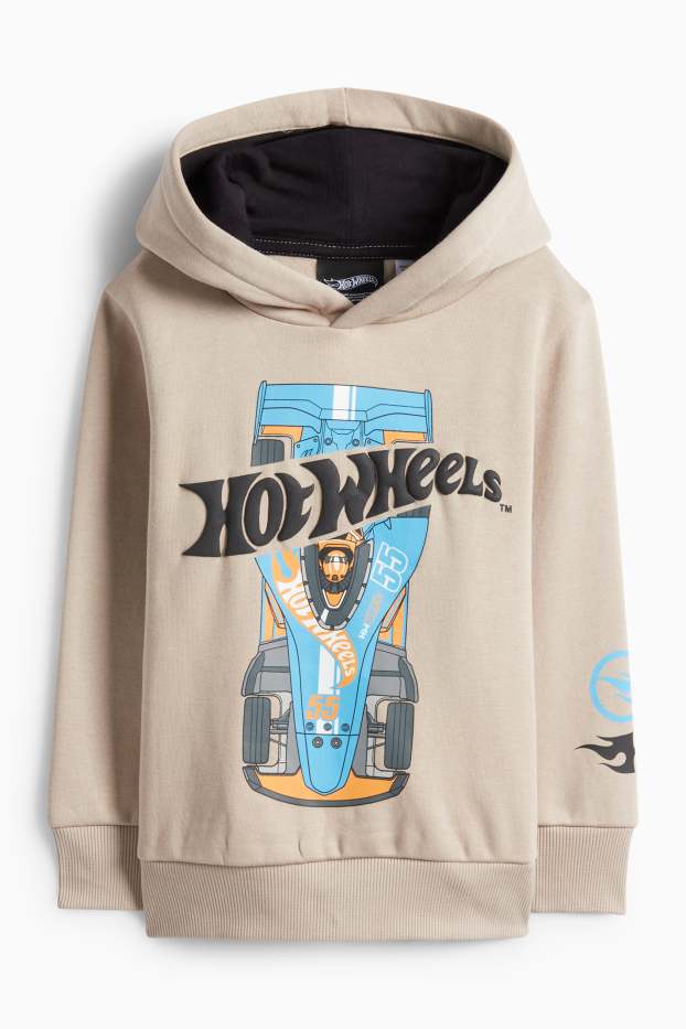 Kinderen: jongens - Hot Wheels - hoodie - beige