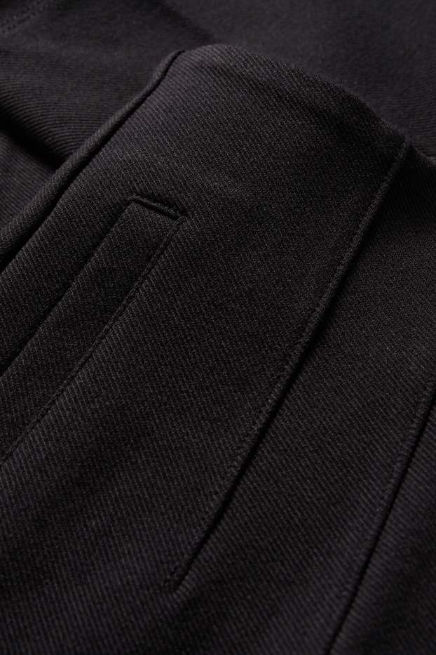 Femei - Pantaloni de stofă - talie înaltă - slim fit - negru