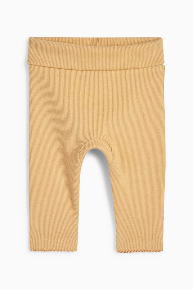 Baby: meisjes - Bloemetjes - babyoutfit - 3-delig - crème wit