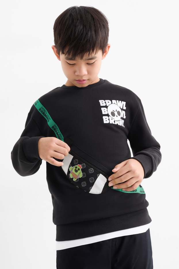 Kinder Buben - Brawl Stars - Sweatshirt - schwarz