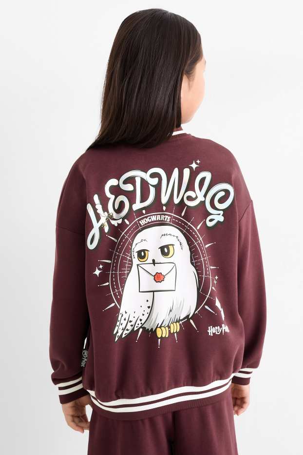 Kinder Mädchen - Harry Potter - Collegejacke - bordeaux