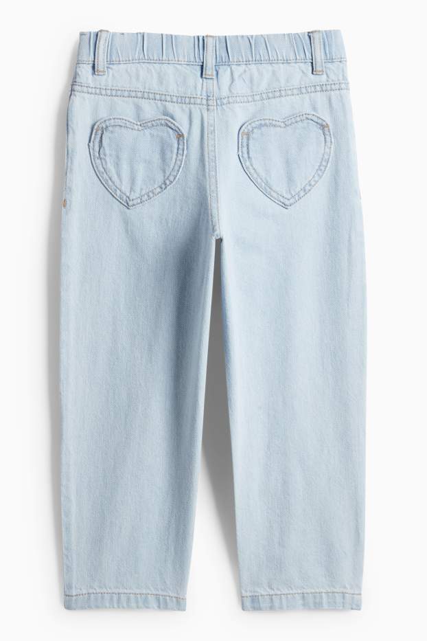 Children Girls - Lilo & Stitch - relaxed jeans - denim-light blue