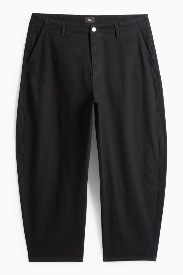 Femmes - Balloon jean - high waist - noir