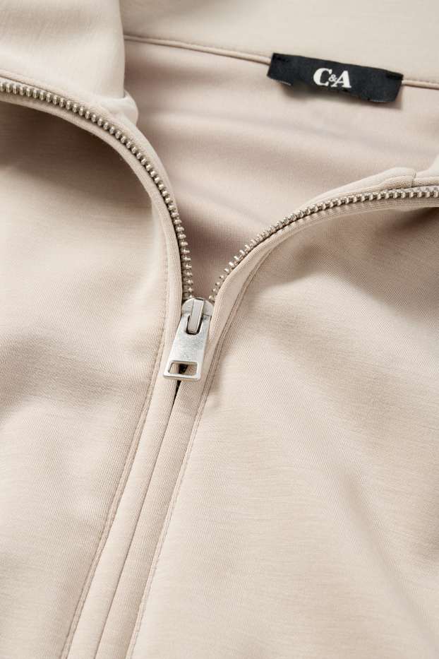 Femmes - Sweat à capuche - gris clair