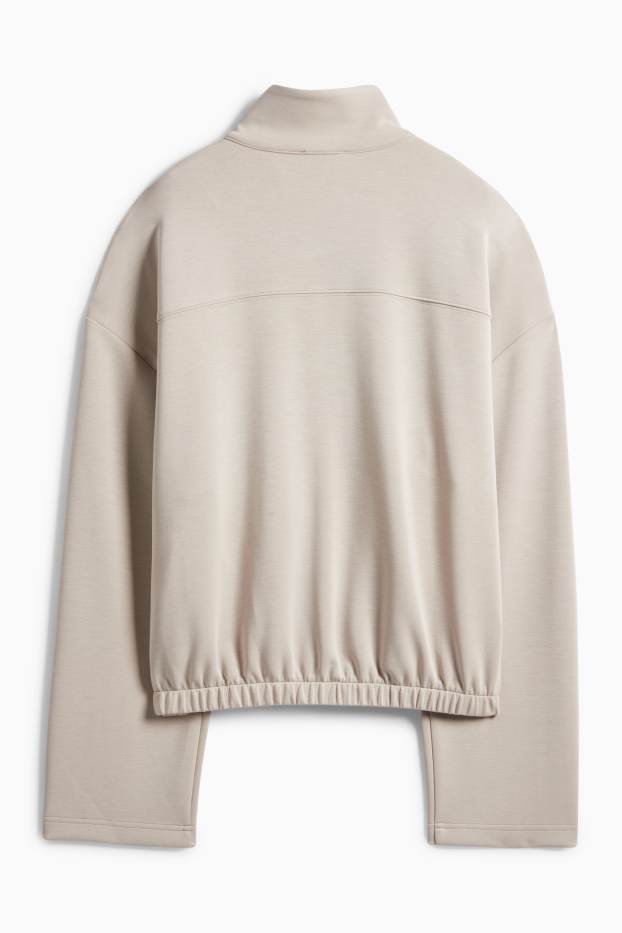 Femmes - Sweat à capuche - gris clair