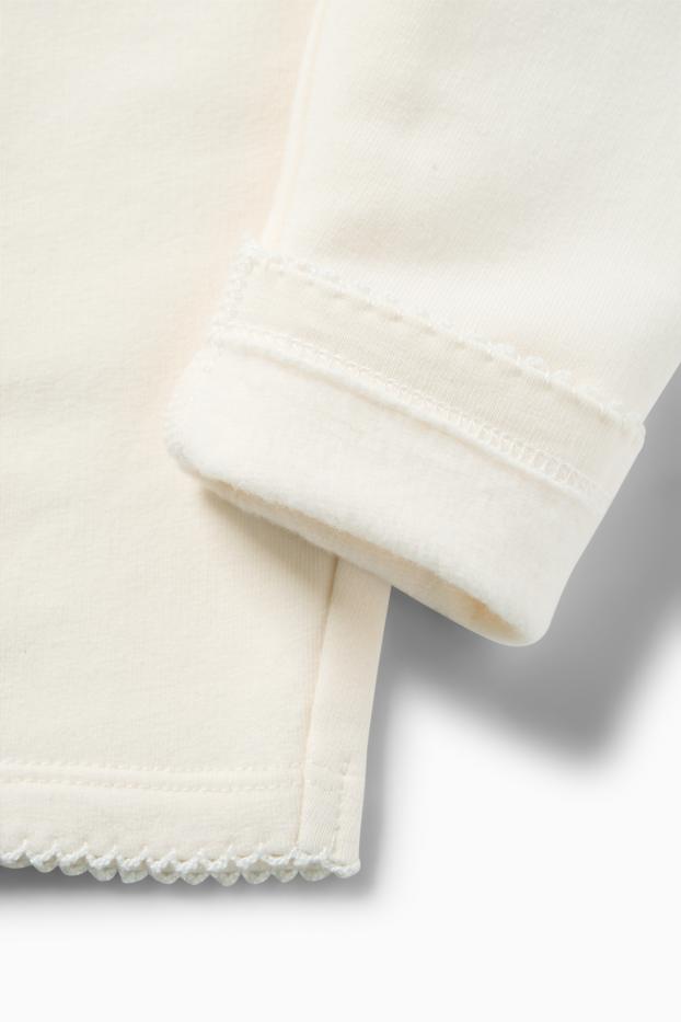 Nadó nena - Paquet de 3 - floretes - leggings per a nadó - gris/beix