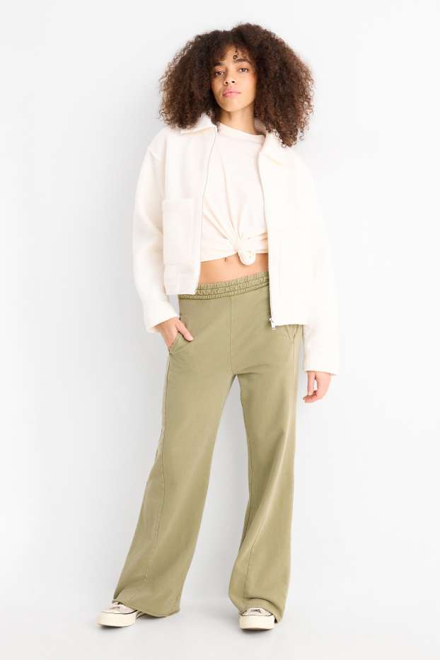 Dames - Joggingbroek - lichtgroen