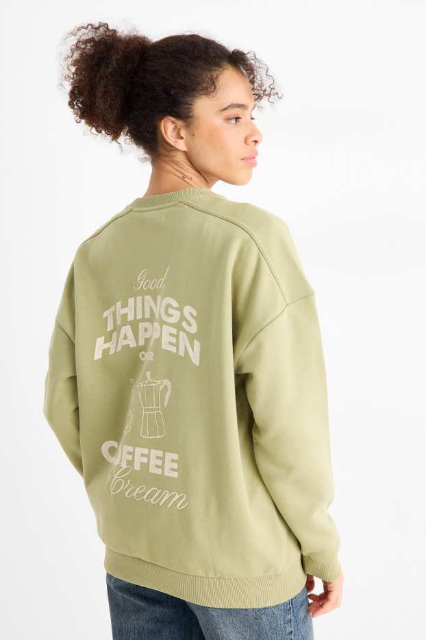 Damen - Sweatshirt - hellgrün